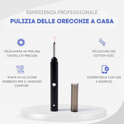 Calynia™:Dispositivo con visione HD per la pulizia delle orecchie