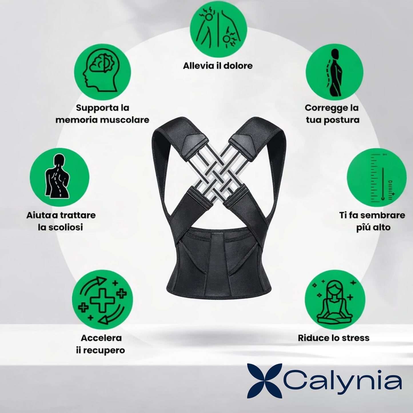 Cintura Calynia™ – Allevia il dolore alla schiena e migliora la postura