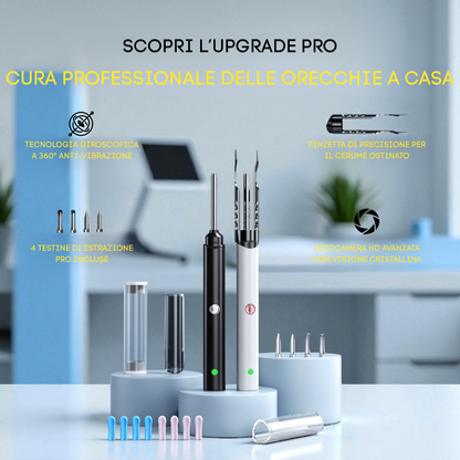 Calynia™:Dispositivo con visione HD per la pulizia delle orecchie